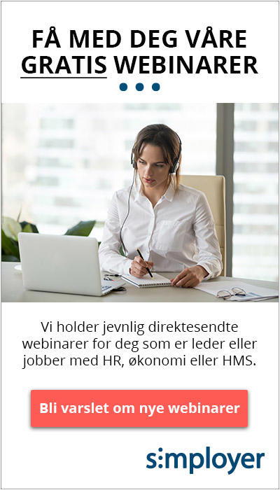Få varsel om nye webinarer