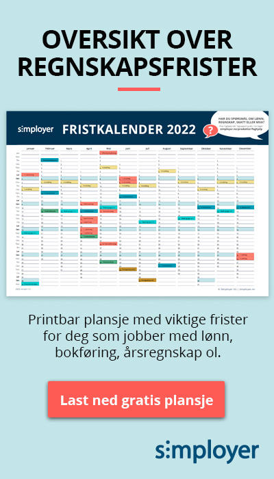 Last ned gratis fristkalender