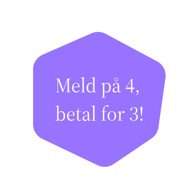Meld på flere og få rabatt!