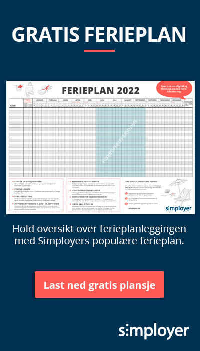 Last ned gratis ferieplan