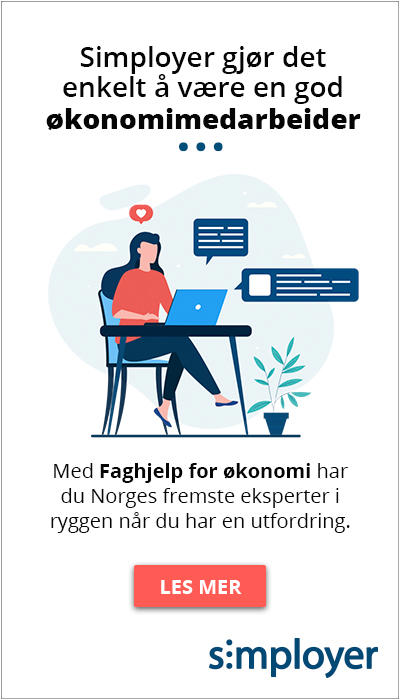 Simployer gjør det enkelt å være en god økonomimedarbeider