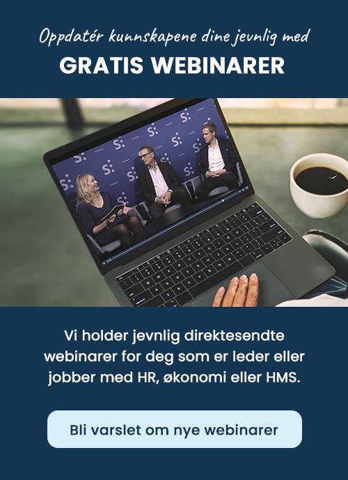 Få varsel om nye webinarer