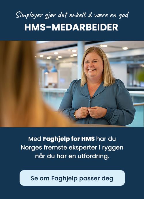 Simployer gjør det enkelt å være god på HMS