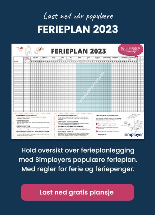 Last ned gratis ferieplan